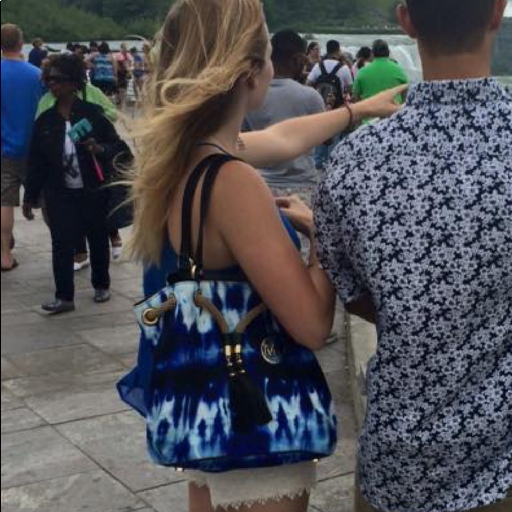 Marina Michael Kors Tye-dye tote